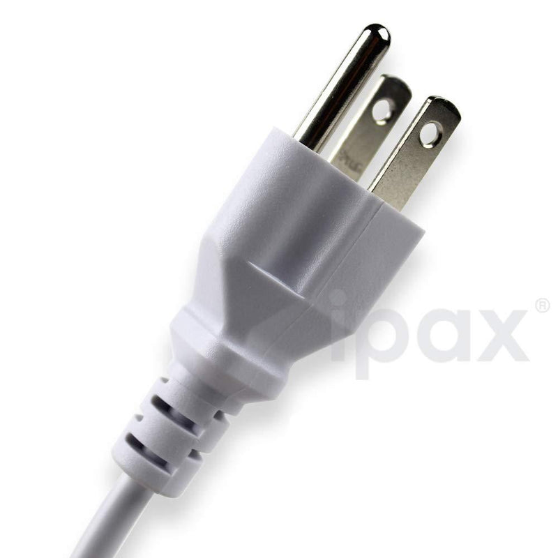 Ipax Hi-Quality 3-Prong Copper AC Adapter Power Supply Cord Cable Compatible with LG 32LB5600 LG 42LF5600-UB LG 42LN5400 LG 50LF6000 LG 55LF6000 LG 47LB6100 LG 47LN5200 LG 55GA6400 LG 55LF6100 HD TV 10Ft White