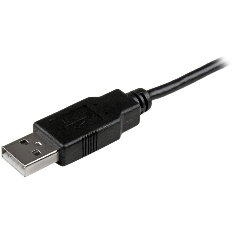 StarTech.com 3 ft Mobile Charge Sync USB to Slim Micro USB Cable - Phones & Tablets - A to Micro B M/M - Thin Micro USB Charging Cable (USBAUB3BK) 3 ft / 1m Black