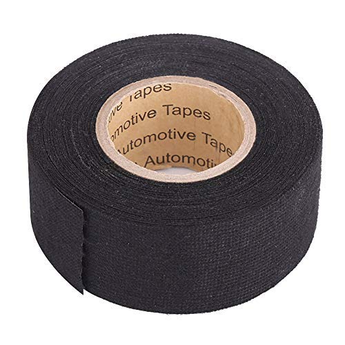 Insulation Tape Black,High Temperature Resistant Automotive Wiring Harness Tape Car Electrical Self Adhesive Anti Squeak Tape for Mercedes BMW VW Audi (32mm×11.5m) 32mm×11.5m