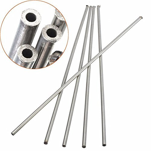 EsportsMJJ 4mm X 3mm 304 Stainless Steel Pipes Length 250mm Stainless Steel Pipe