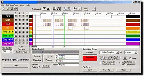 HiLetgo USB Logic Analyzer Device With EMI Ferrite Ring USB Cable 24MHz 8CH 24MHz 8 Channel UART IIC SPI Debug