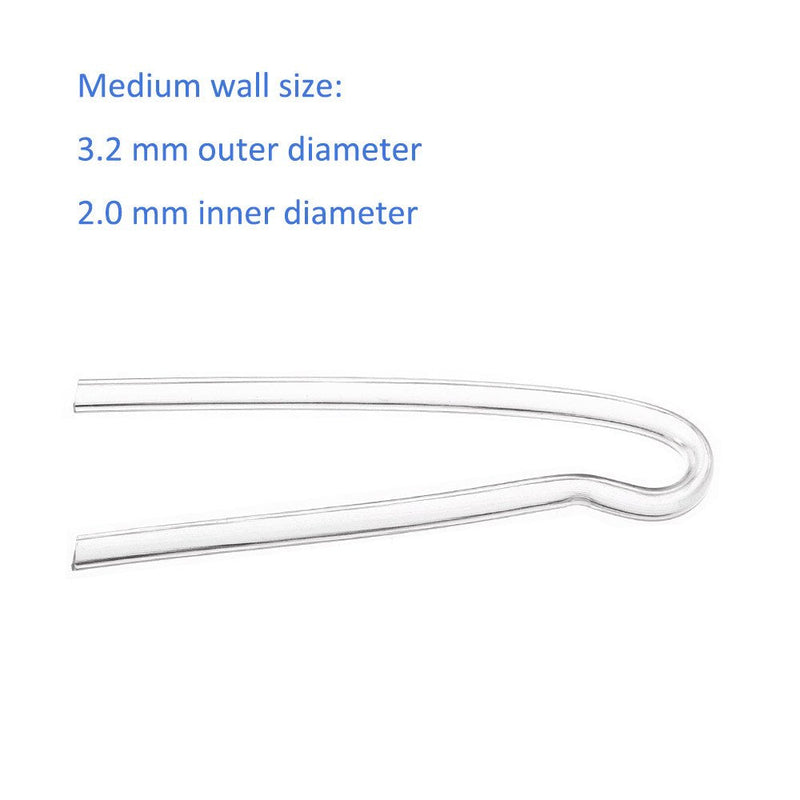 6pcs/lot Size #13 Preformed BTE Earmold Hearing Aid Tubes (3.2 * 2mm) 3.2*2mm