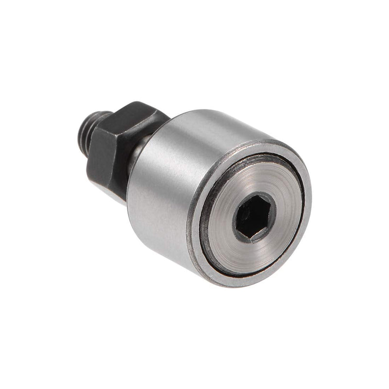 uxcell CF6 Cam Follower KR16 Needle Roller Bearing, 16mm Roller Diameter, 11mm Roller Width, M6 Standard Stud 2pcs