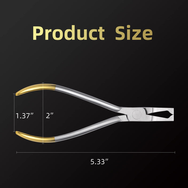 Anterior Bracket Removing Plier, Orthodontic Braces Removal Tools, Straight Bracket Remover Surgical Instrument Clamp