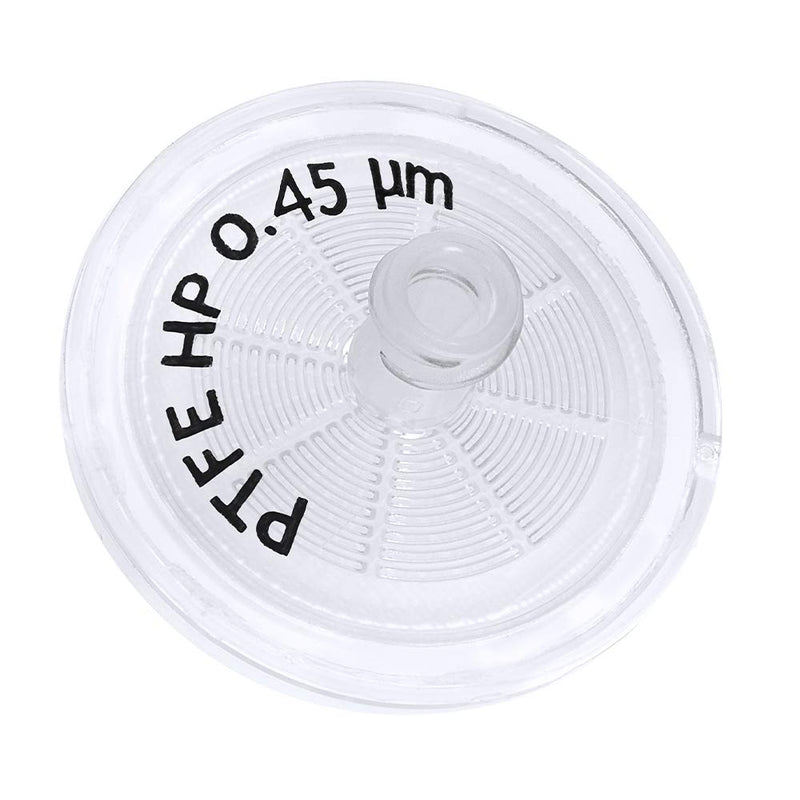 GVS Filter Technology, Syringe Filter, ABLUO, 33mm, PTFE HP membrane, 0.45µm, PP Housing, 10/pk 33 mm