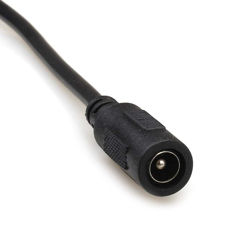 LEOU (26ft) Power Extension Cable for CCTV Surveillance Camera/IP Camra/DVR standalone/LED Light bar. (with DC Power Cord, 1 Female to 4 Male 5.5mm X 2.1mm Camera Splitter Cable)