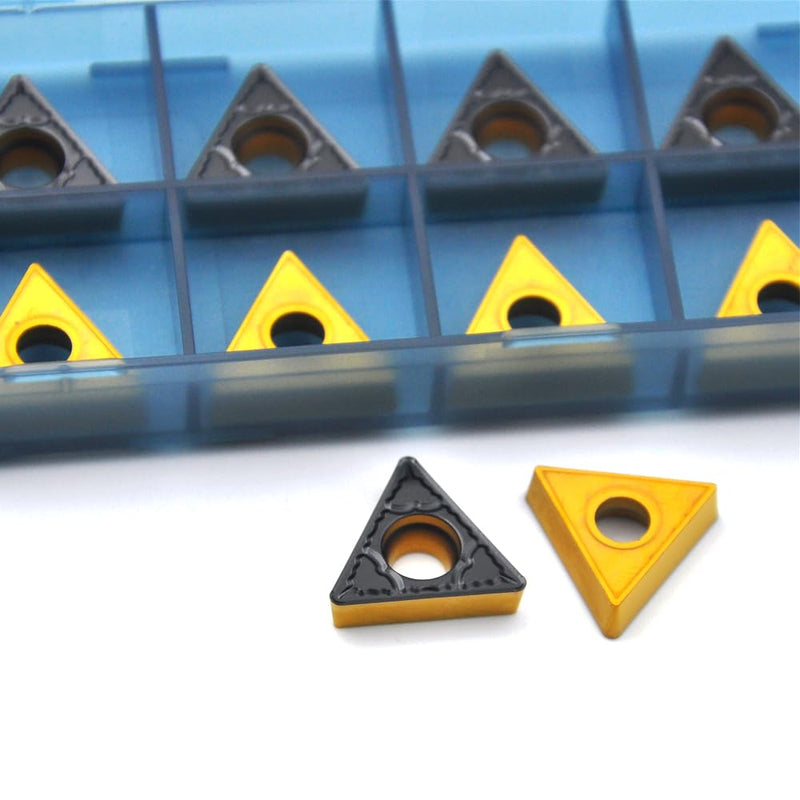 CDBP CNC carbide inserts indexable inserts TCMT16T308 TCMT32.52 - universal steel machining, turning inserts -TiN coating, 10 pieces TCMT16T308-MD CVD coated