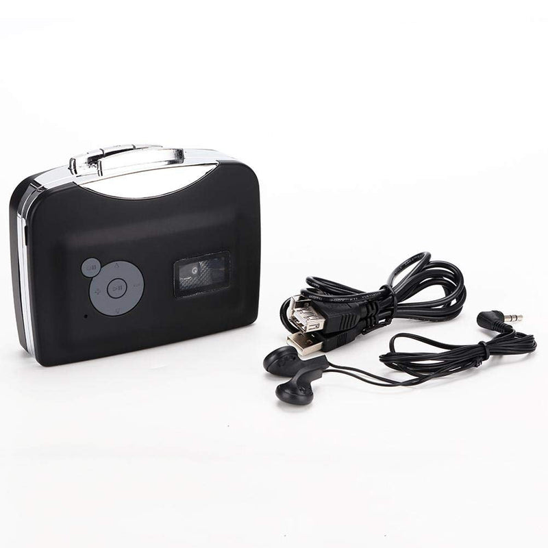Cassette Player, Portable from Tapes to MP3 Converter Audio Music Player Capture Cassette Recorder USB Cassette Digital Tape MP3 with Headphones