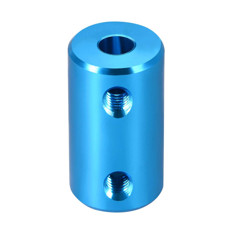 uxcell 5mm to 8mm Bore Rigid Coupling Set Screw L25XD14 Aluminum Alloy,Shaft Coupler Connector,Motor Accessories,Blue