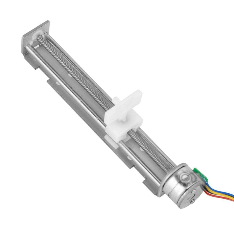 DC 12V Drive Stepper Motor Linear Screw Slider Stepper Motor for DIY Engraving Machine, 18 Degree Lead Screw Worm Drive Stepper Motor