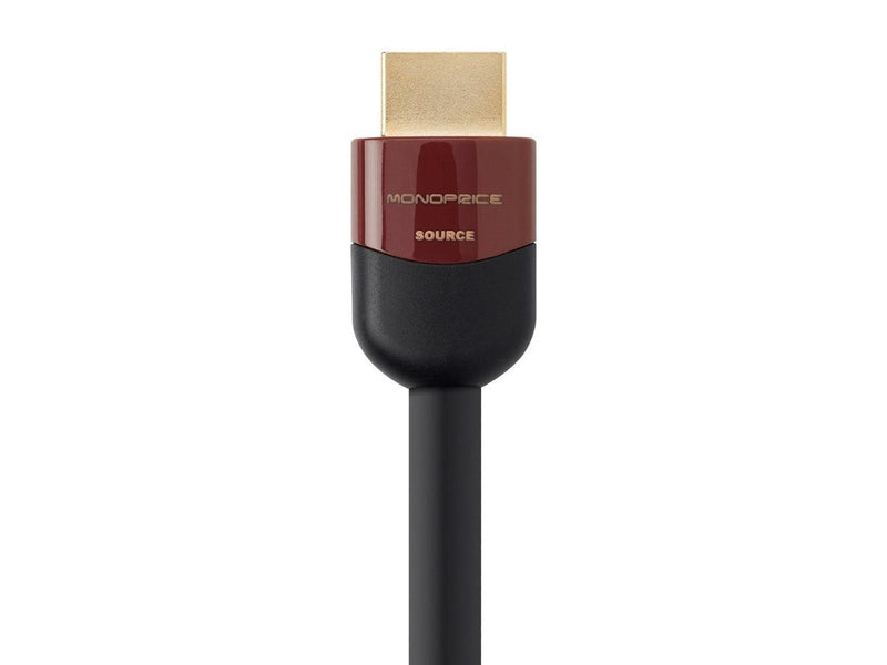 Monoprice HDMI High Speed Active Cable - 30 Feet - Black | 4K@60Hz, HDR, 18Gbps, 24AWG, YUV, 4:4:4, CL2 - Cabernet Ultra Active Series 30 Foot