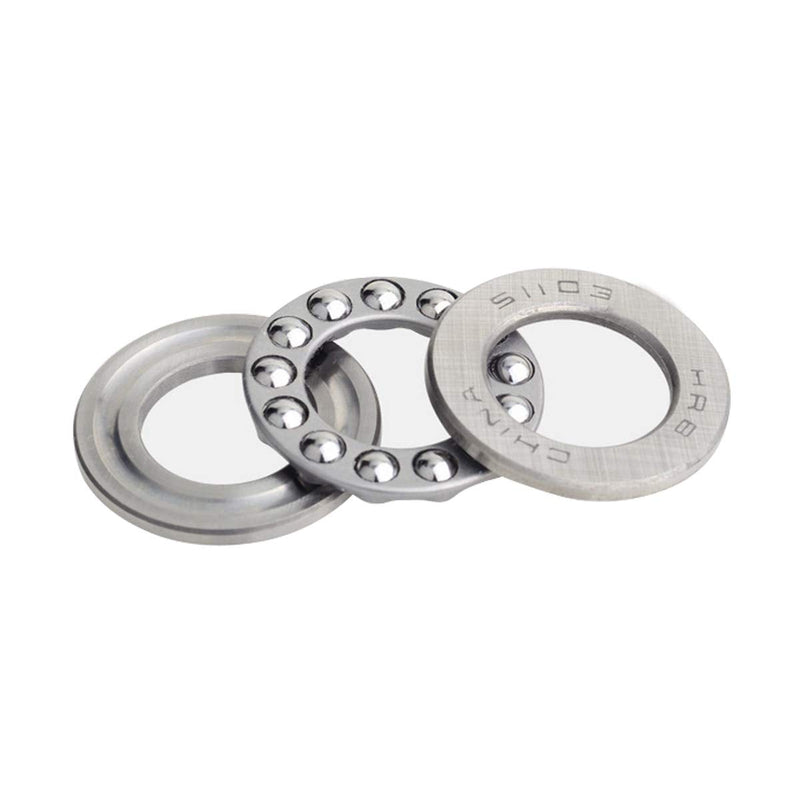 XMHF 51103 Thrust Bearing Flat Seat Single Direction 17x30x9mm Thrust Ball Bearings 4PCS