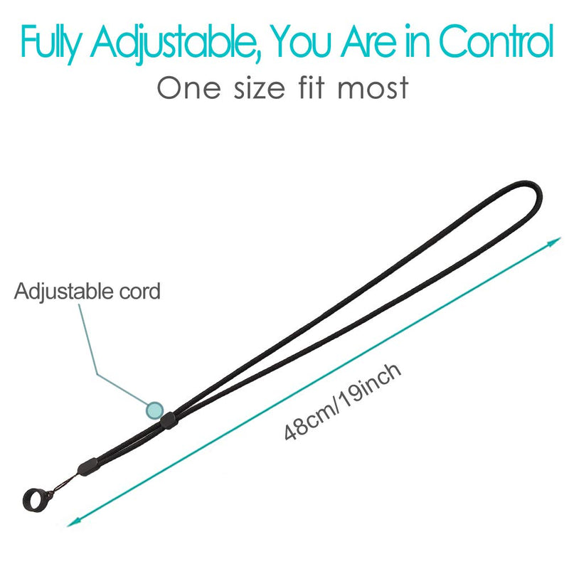 Peritoneal Dialysis Transfer Set Holder Adjustable Length Secure PD Accessories Durable (2PCS Lanyards + 4PCS Silicone Rings)