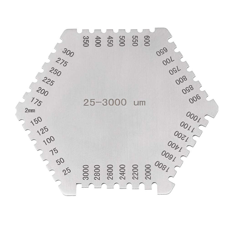 Reusable Stainless Steel Film Comb Wet Film Thickness Gauge Wet Film Gauge for Thickness Measure Paint Coating Thickness