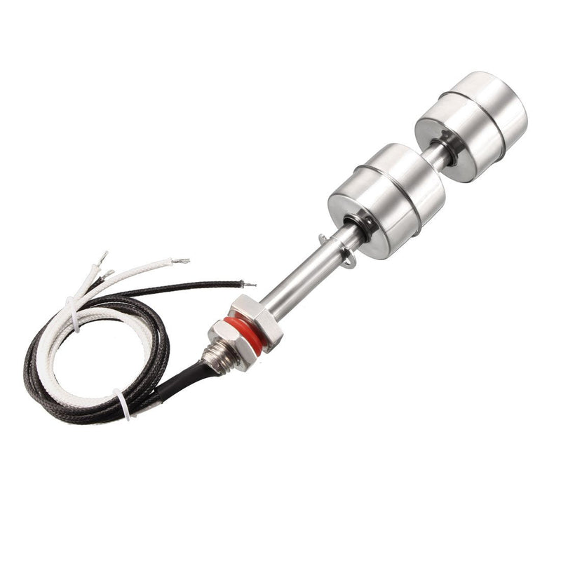 uxcell Stainless Steel Float Switch for Water Pump Tank Swim Pool Garden Pond Liquid Water Level Sensor M10 134mm Length