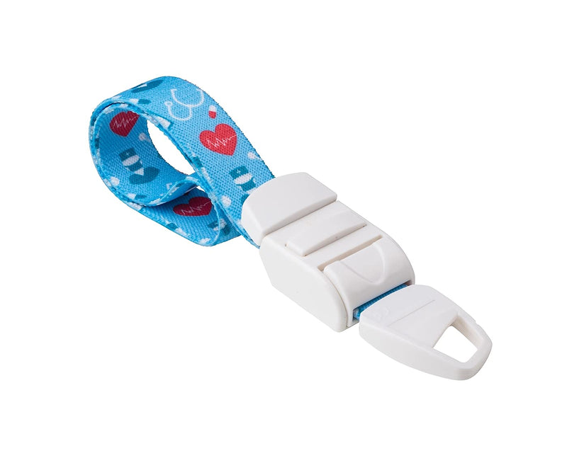 ROLSELEY Professional Medical Tourniquet with Quick and Slow Release Buckle, Latex Free Elastic Band, Sky Blue Paramedic/Medical/Doctor Pattern, Nurse Gift Idea Light Blue, Medical Pattern