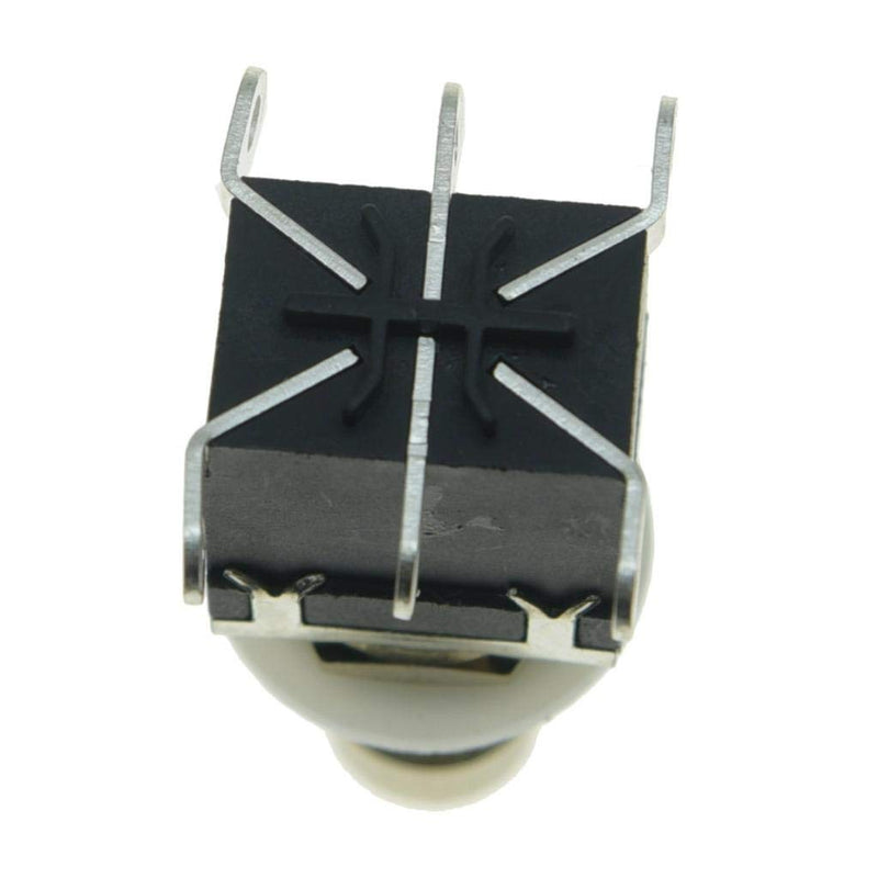 KAISH Pack of 2 Latching Stomp 6-Pin DPDT Electric Guitar Effect Pedal Switch Foot Switch Bypass Black