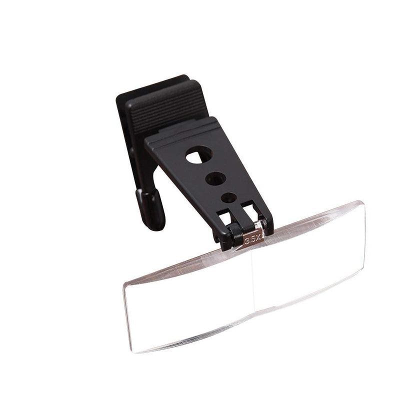 UXELY Magnifier Magnifying Lenses Magnifying Glass Clip On Eyeglass Loupe Hands Free