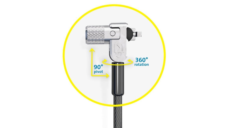 Kensington MicroSaver 2.0 Keyed Ultra Cable Lock for Laptops & Other Devices (K64432WW)