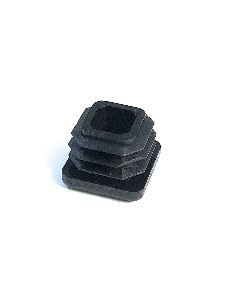 3/4 Inch Square Tubing End Cap 20 PK (14-20 Gauge Wall Tubing) Plastic Plugs/Square End Caps/Plastic End Caps/Square Plug/Square Plastic Plug/by EZENDS â€¦ (20) 14/20 Gauge