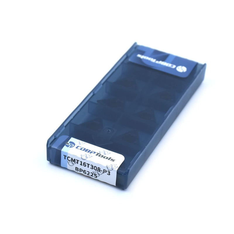 CDBP CNC carbide inserts indexable inserts TCMT16T308 TCMT32.52 - universal steel machining, turning inserts -TiN coating, 10 pieces TCMT16T308-MD CVD coated