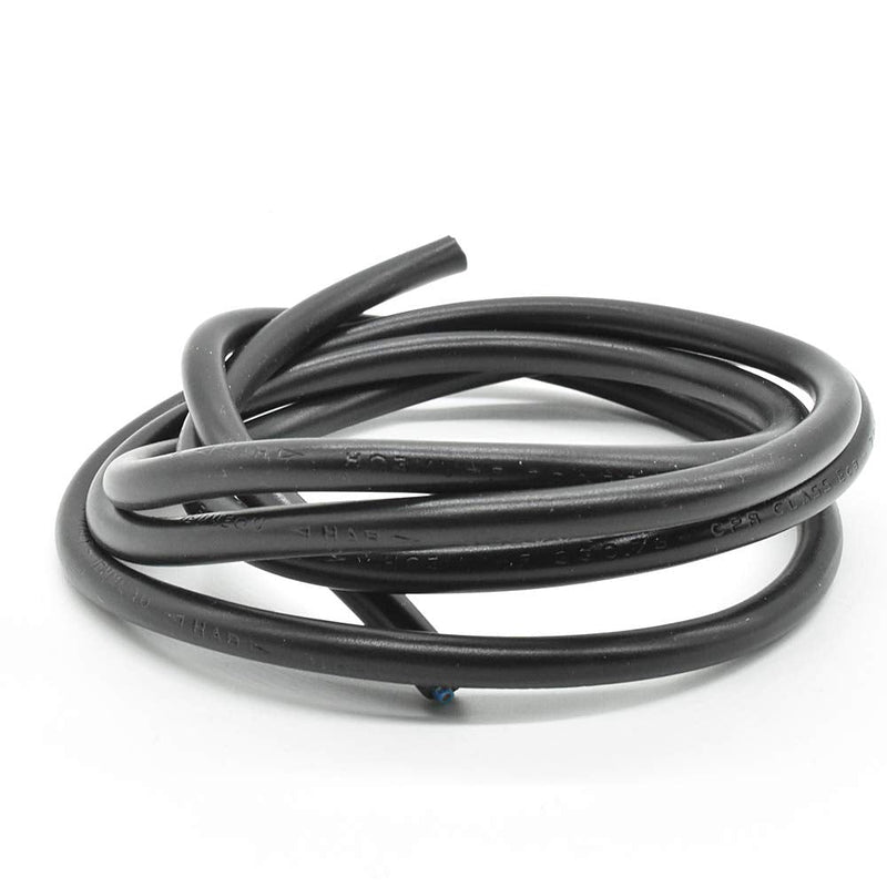 3m supply cable black H03VV-F 3 x 0.75qmm PVC insulated hose cable 3G lighting cable lamp cable cable power cable