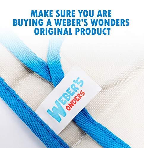 Weber's Wonders Set of 2 Microfiber Weber’s Wonders Prime Mop Pads - Washable - Reusable - Durable - Works with Swiffer and ReadyMop Heads