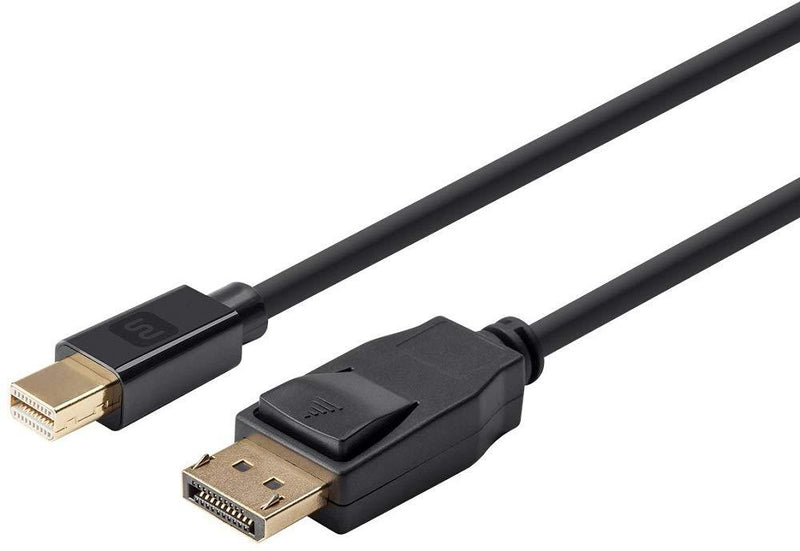 Monoprice Mini DisplayPort 1.2 to DisplayPort Cable - 15 Feet, 4K Capable, Supports 3D Video - Select Series Black