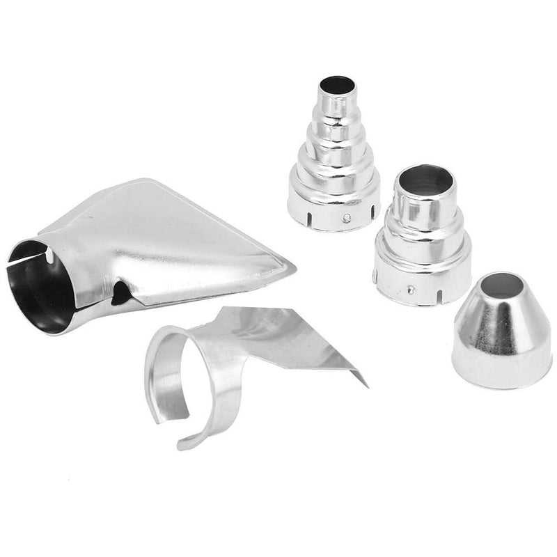 Pack of 5 hot air guns nozzles stainless steel heat fan tip accessories