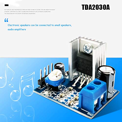 Ximimark 2Pcs TDA2030A Audio Amplifier Module Power Amplifier Board AMP 6ï½ž12V Mono 18W