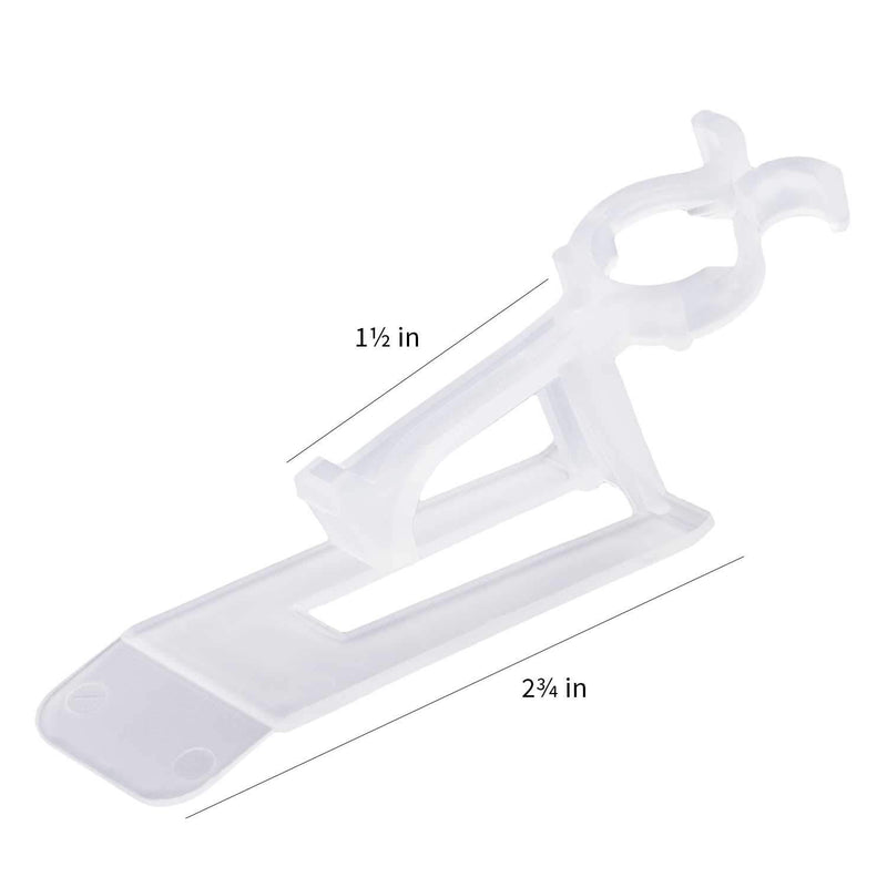 Brightown All-in-One Christmas Light Clip, Universal Gutter and Shingle Clip for C7, C9 and Mini Lights, 100 Pack