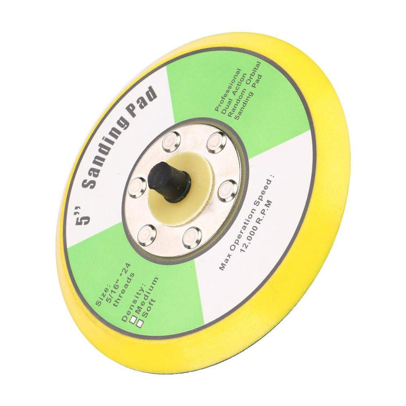 100/125mm polishing tray grinding polishing backing plate with M8 thread(5 inches) 5 inches