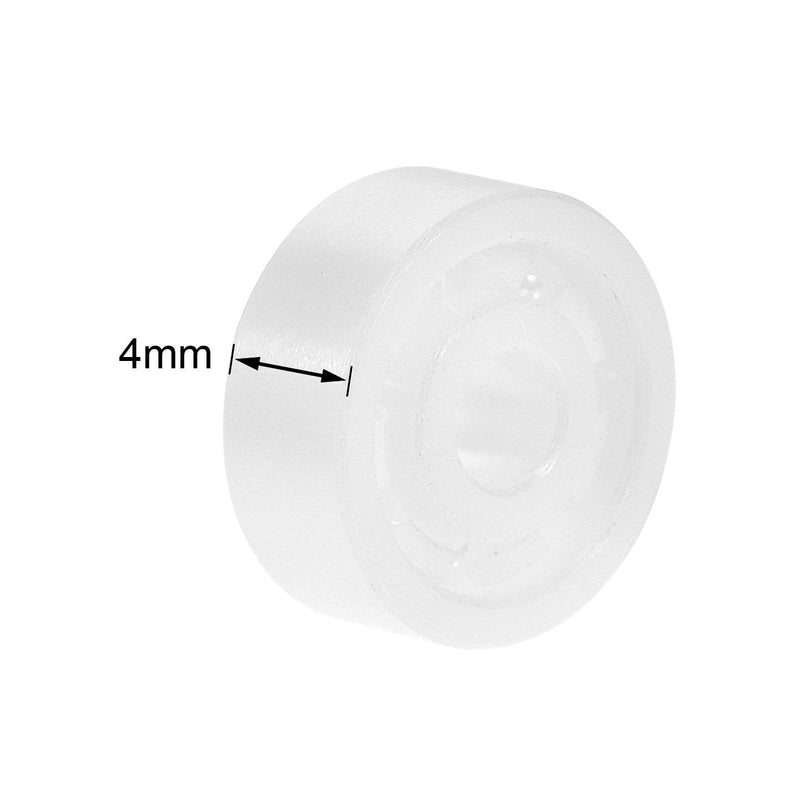 uxcell 623 Full Ceramic Bearings 3x10x4mm Deep Groove Miniature Ball Bearing Zirconia (ZrO2)