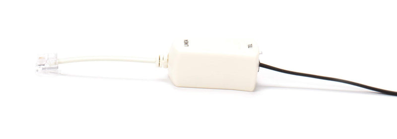 2 Wire, 1 Line DSL Filter - for Removing Noise and Other Problems from DSL Related Phone Lines - 2 Pack Ivory