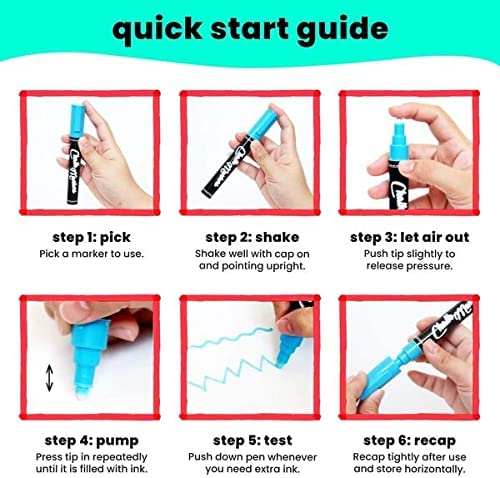 Extra Fine Tip Liquid Chalk Markers (30 Pack 1mm) Pastel + Neon Chalk Pens - Erasable Dry Erase Marker for Chalkboard, Blackboards, Window, Bistro Extra Fine Tip - 1mm