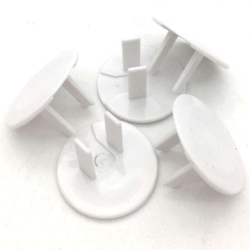 62 Pieces Outlet Covers ChildProof Plug Protector - Vmaisi Baby Proofing Electrical Safety Outlet Plugs White 62 Count (Pack of 1)