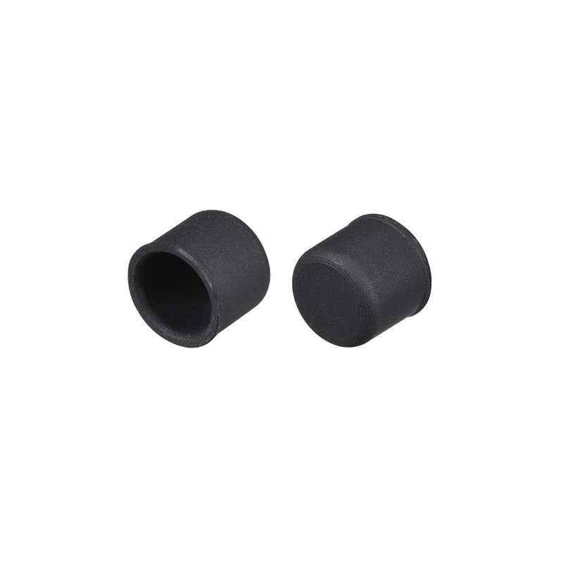 uxcell 10pcs RCA Silicone Port Protectors Cap Cover Anti Dust 8mm Dia Black