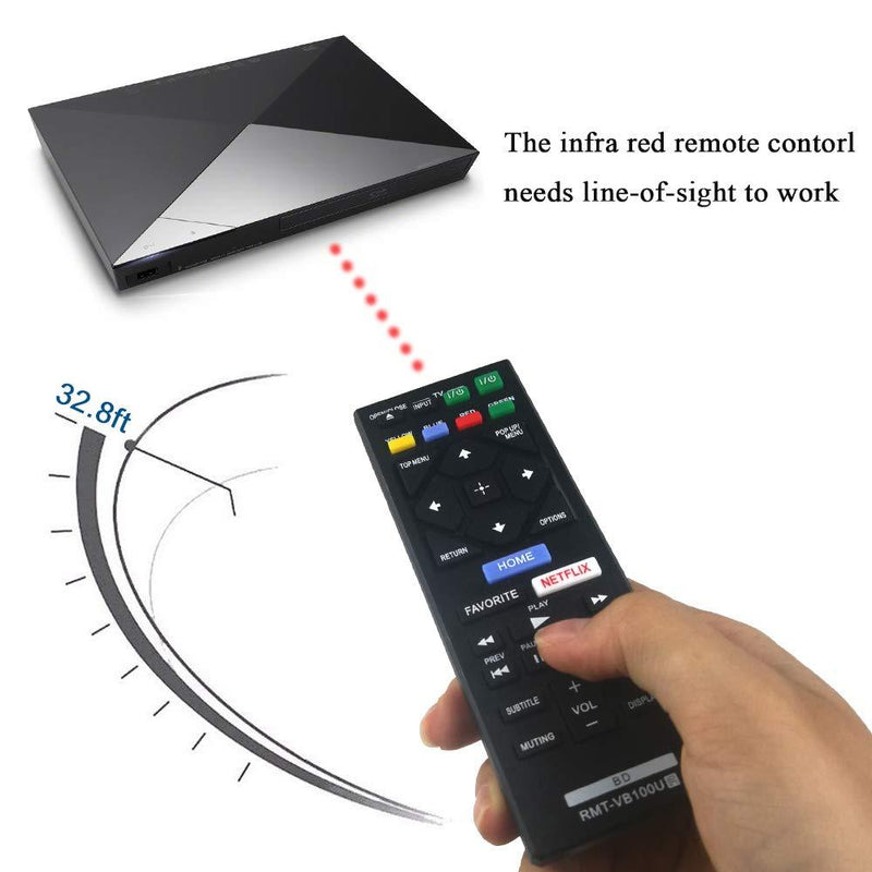New RMT-VB100U RMT-VB201U Blu-Ray Player Remote Compatible with Sony Player BDP-BX150 BDP-BX350 BDP-BX550 BDP-BX650 BDP-S1500 BDP-S2500 BDP-S2900 BDP-S3500 BDP-S4500 BDP-S5500 BDP-S6500 BDP-S3700