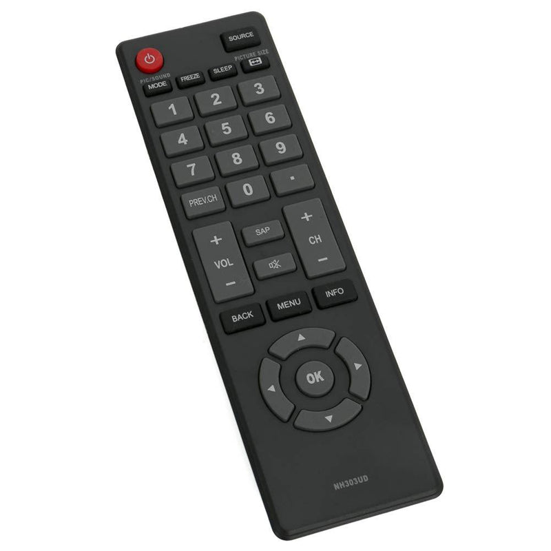 New NH303UD Remote Control fit for Emerson TV LE290EM4F LE391EM4 LF280EM5 LF280EM5F LF320EM4F LF320EM5F LF391EM4 LF391EM4A LF391EM4F LF401EM5 LF401EM5F LF501EM5 LF501EM5F LF551EM5 LF551EM5F