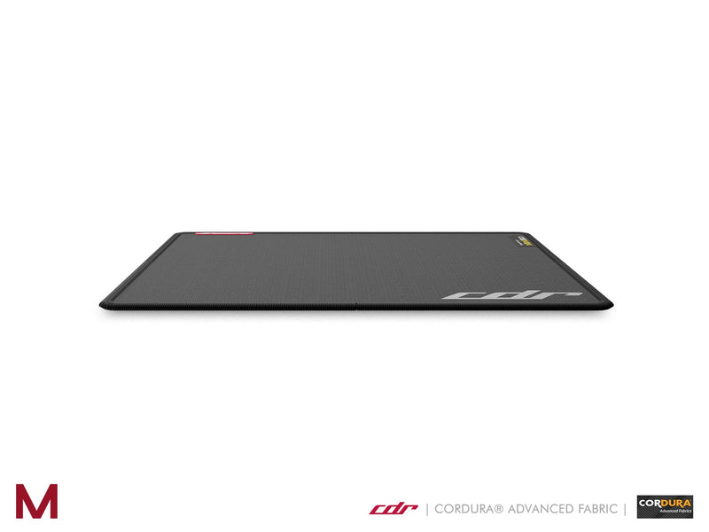 OCPC Mouse Pad, Anti - Slip Natural Rubber, Water-Repellent, Cordura Fabric, Black Medium Mouse Pad for Pc Gaming Desk, Office Desk Mat, Laptop Desk Pad, Office, and Home (360X300X3MM)… (Medium)