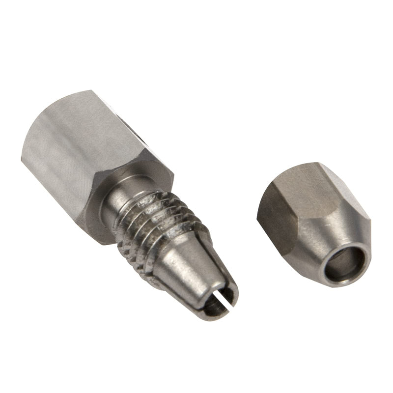 2Pack Vgoohobby CNC Stainless Steel RC Flex Collet Coupler Flexible Coupling Motor Shaft Locker for DIY RC Boat Submarine (5mm to 4mm) 5mm to 4mm