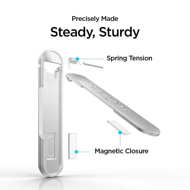 Spigen U100 Universal Kickstand Compatible with Any Cellphone - Silver (US Patent Pending)