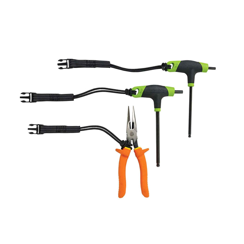 Ergodyne Squids 3103 Detachable Tool Lanyard Loops, 3-Pack, Black, Standard