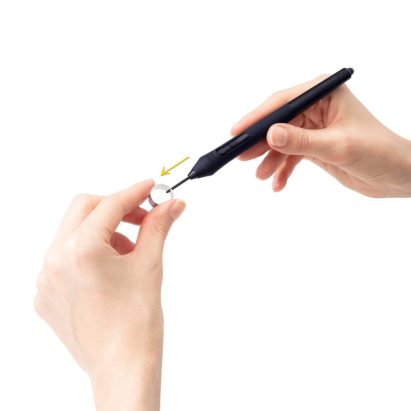 XENCELABS, 10 Pack Replacement Nibs for Xencelabs Pens, Contains 5 Standard Nibs, 5 Felt Nibs Tips for Stylus Digital Pen 5 standard+5 felt