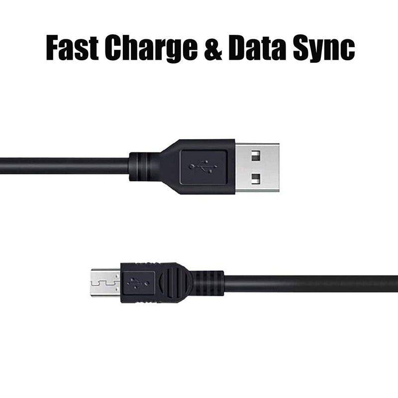SISSFO Replacement for Canon Camera USB Cable Mini USB Data Transfer Cable Cord Compatible with Canon PowerShot/Rebel/EOS/DSLR Cameras and Camcorders (IFC-400PCU) 1Pack 6FT