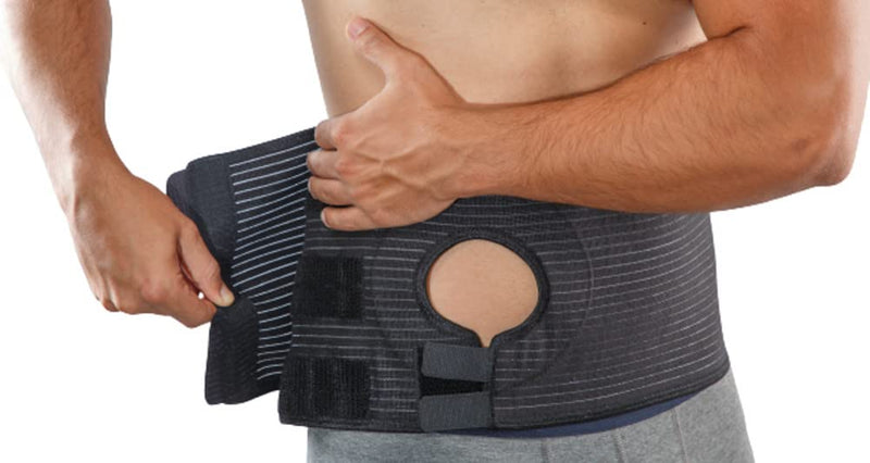Movibrace Abdominal Ostomy Belt for Post-Operative Care After Colostomy or Ileostomy Surgery (X-Large) X-Large