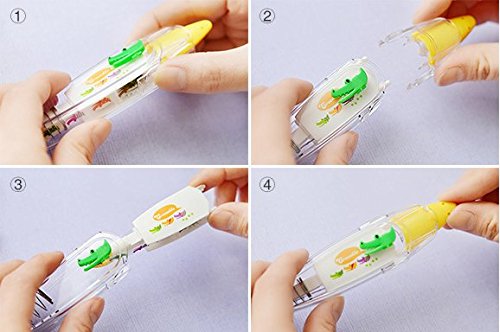 DIY Decorative Correction Tape for Scrapbooking Greeting Card Letter Diary Stationery School Supplies (Set of 4) Tape-4