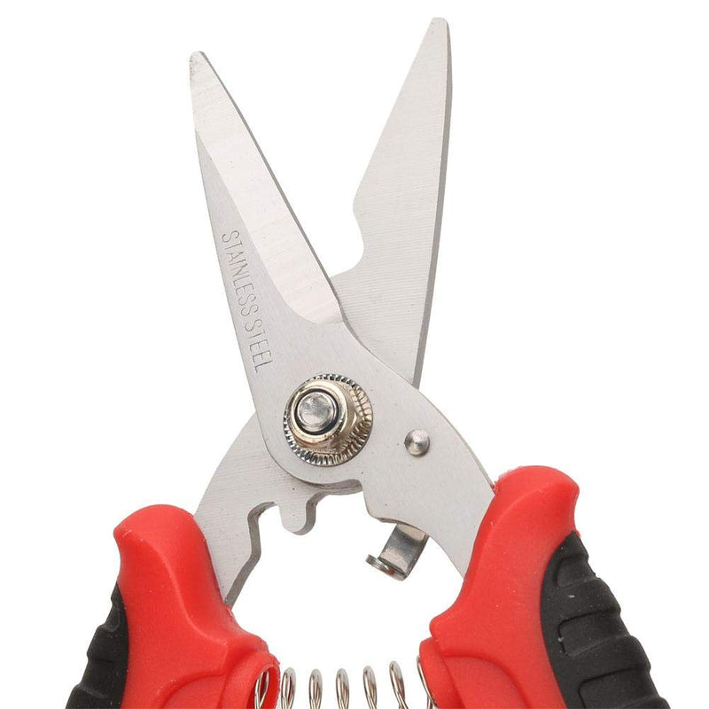 Straight Cut Shears Heavy Duty Metal Sheet Cutter 200mm Gardening Scissors with Non-Slip Handle for Cutting Hard Meterial