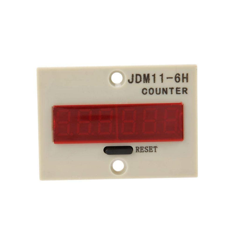 DIGITEN 0-999999 Digital LED Counter Electronic Counter Mini Customer Traffic Counter Electronic Totalizer (DC24V) (DC24V)