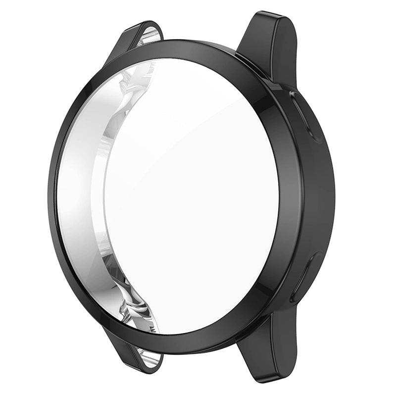 MOTONG for Garmin Venu 2 Case Cover - Full Coverage TPU Protective Case Cover for Garmin Venu 2/Garmin Vivoactive 4(Black, Venu 2)